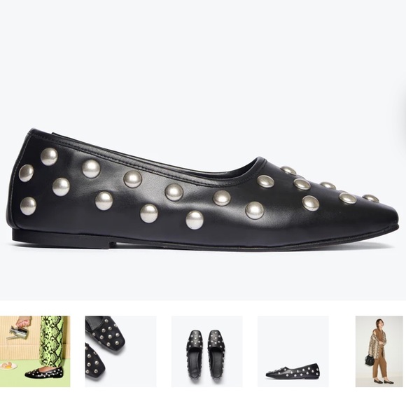 Freda SalvadorJessie Studded Ballet Flats - Picture 2 of 11